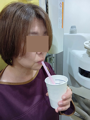 バリウム検査開始
